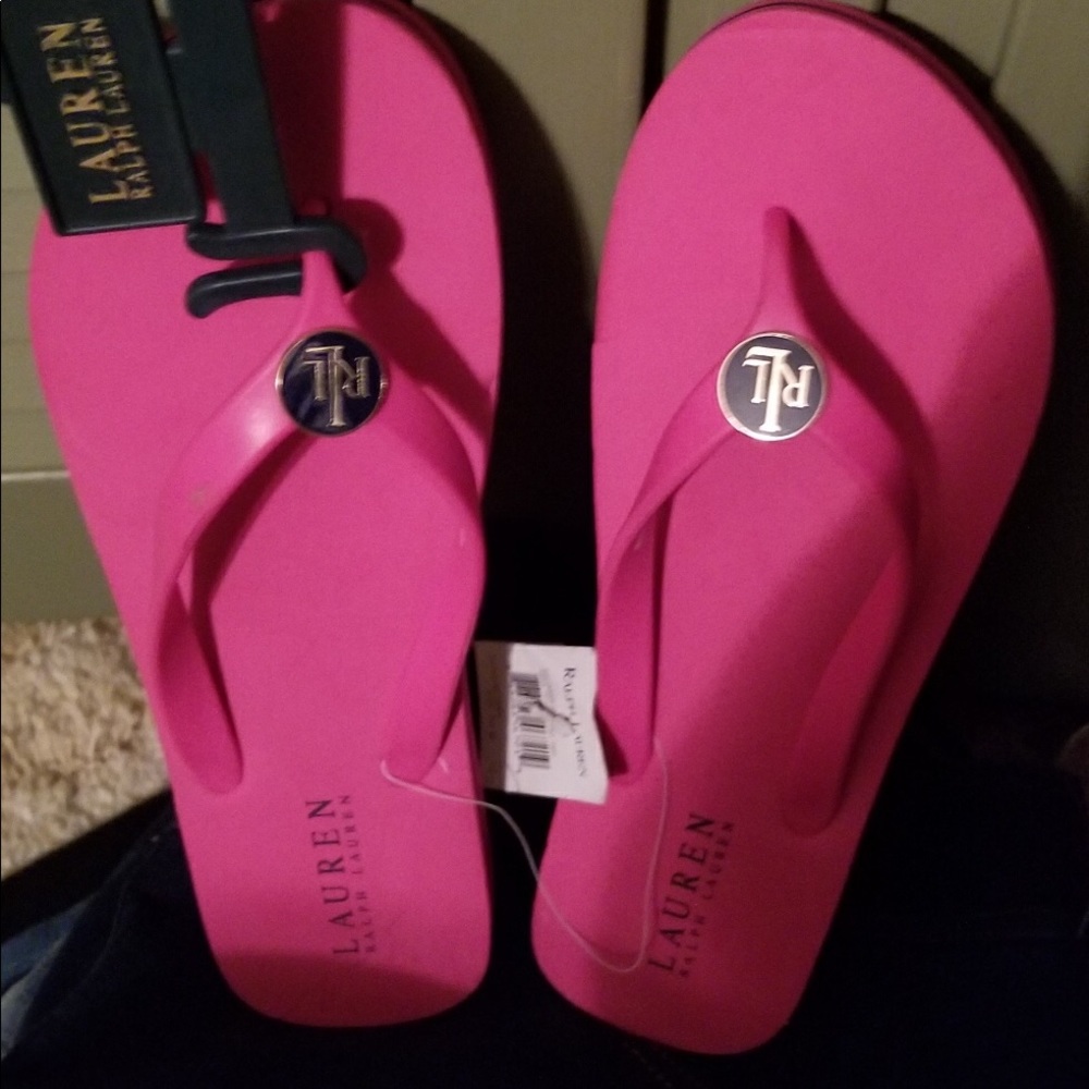Polo flip flops